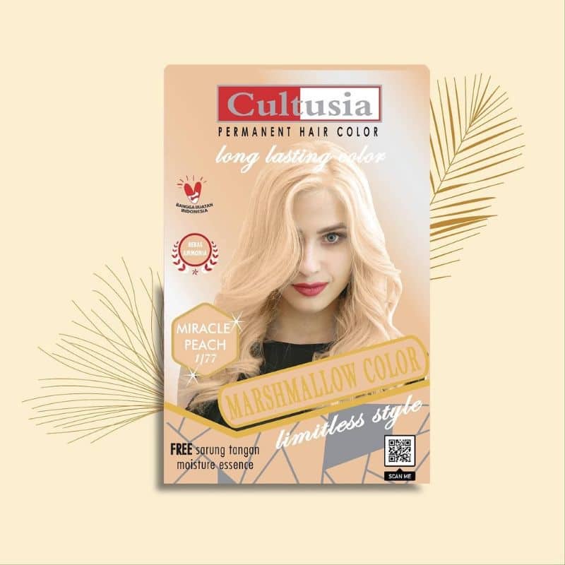 CULTUSIA Hair Marshmallow Color 30ml Original BPOM - Pewarna Rambut