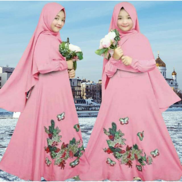 GAMIS ANAK PEREMPUAN SATIVA 2IN 1