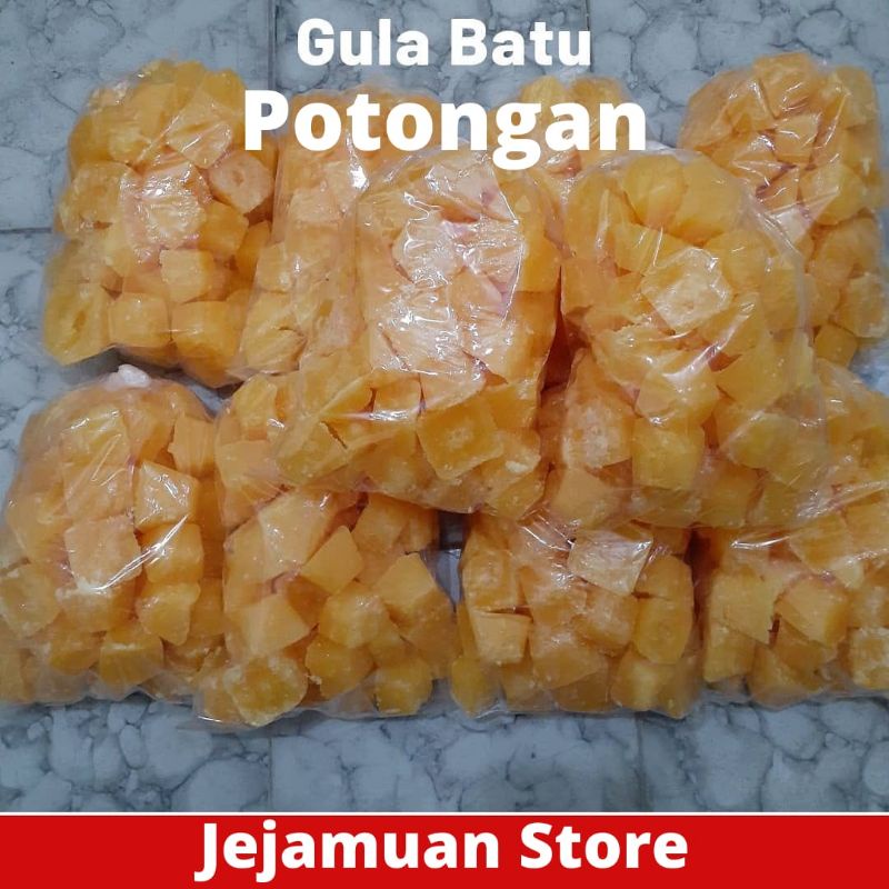 GULA BATU POTONGAN ( SUDAH DIPOTONG KOTAK-KOTAK KECIL )