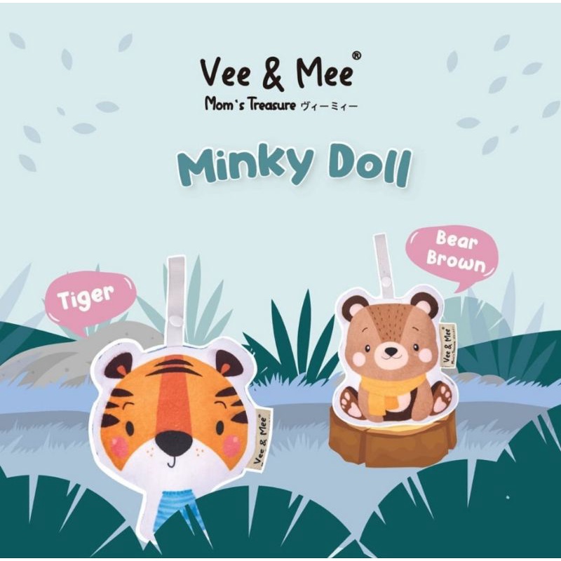 Vee &amp; Mee Minky Doll - Boneka Gantungan Stroller/Box Bayi