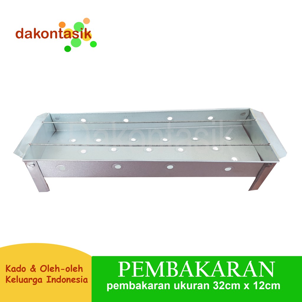 dakontasik - Pembakaran Sate Duduk-Alat Pemanggang Bahan Bakar Arang Size M
