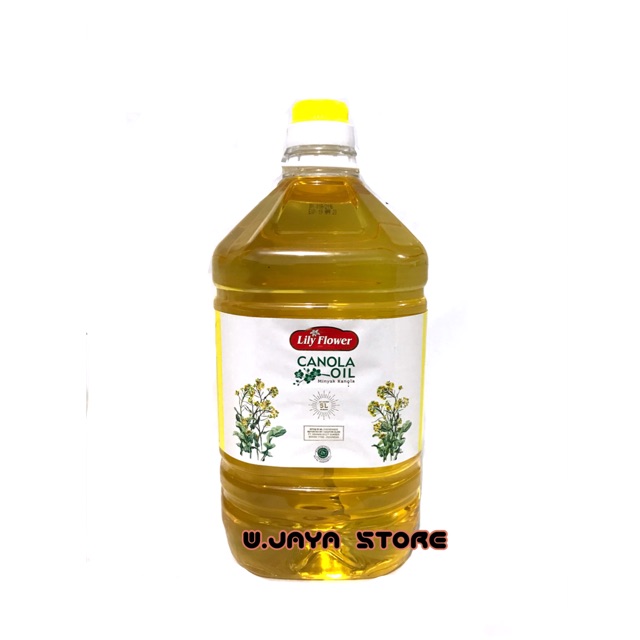 Canola Oil Lily Flower / Minyak Kanola 5lt