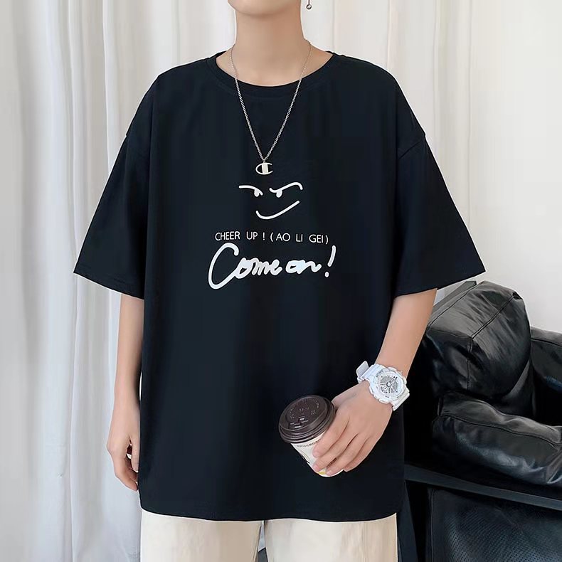 T-SHIRT FASHION EDITING COME ON,2022 TERBARU,T-SHIRT OVERSIZE,KAOS PRIA DAN WANITA,KAOS UNISEX,T-SHIRT LENGAN PENDEK,KATUN 100%