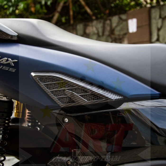Cover Pijakan Body Samping Karbon Nemo Mhr Akai Motor Nmax New 2020 - 2022 Berkualitas Original