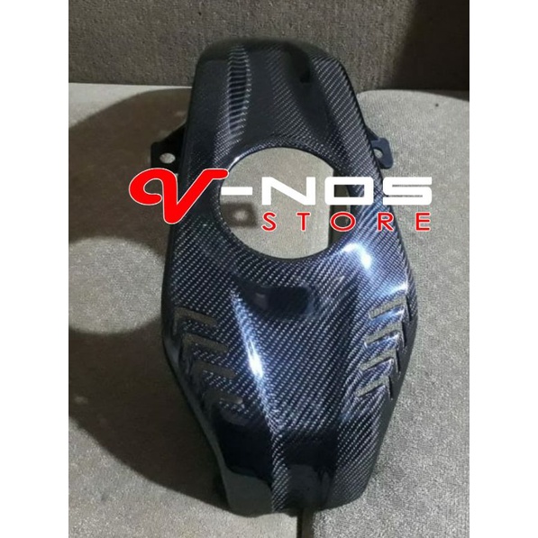 Cover tengah Tangki mt15 carbon kevlar