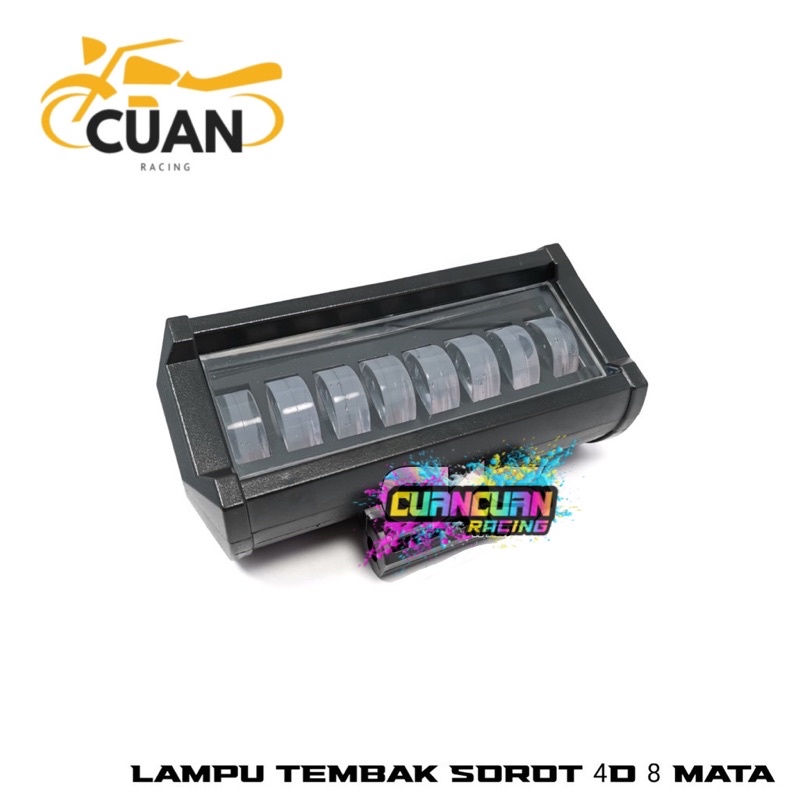 Lampu Tembak Sorot LED Cwl 8 Mata Spot Light Workligt Lampu Tembak Cwl Daymaker Universal