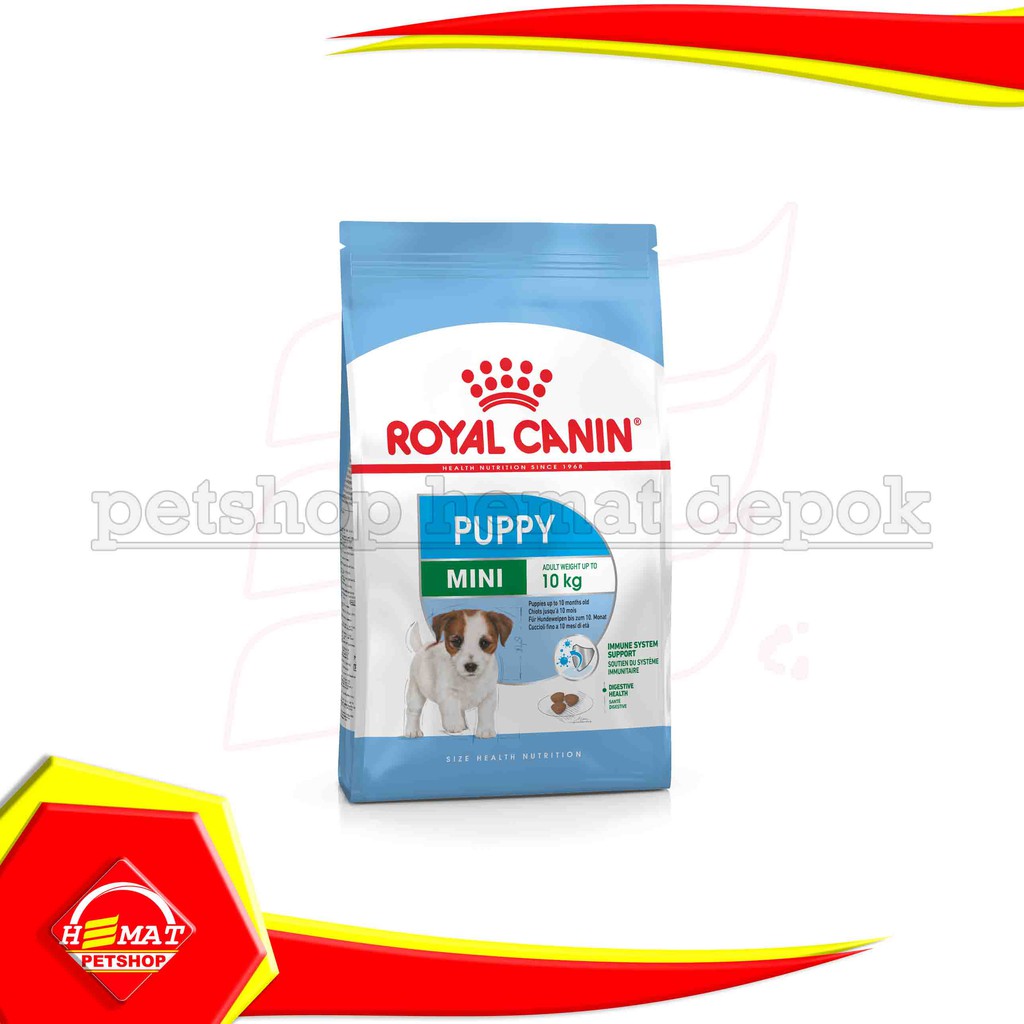 Makanan Anjing Royal Canin Mini Junior 2 Kg Mini Puppy 2Kg kecil