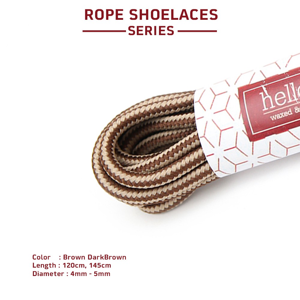 Tali Sepatu Rope | Rope Shoelaces | Panjang 120cm - 130cm