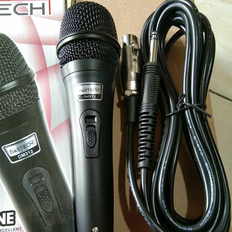 Microphone DM312 dastech original vocal dynamic microphone