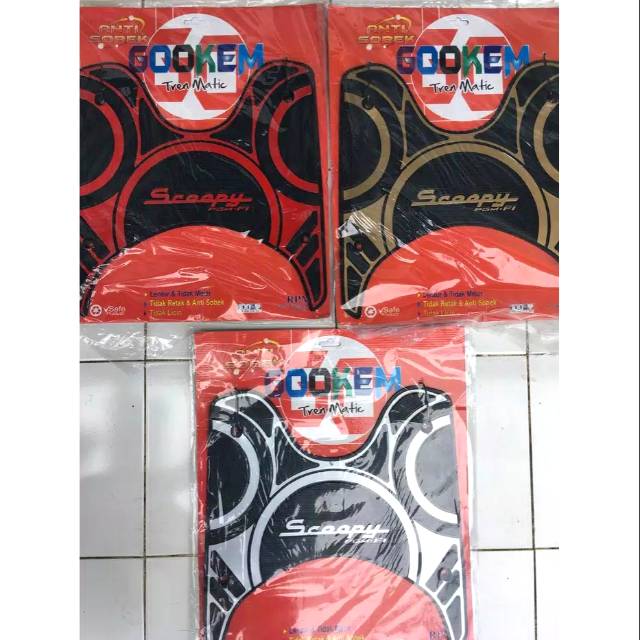 KARPET PIJAKAN KAKI SCOOPY NEW 2017 2018 / STEPFLOOR BORDES ALAS KAKI SCOOPY NEW