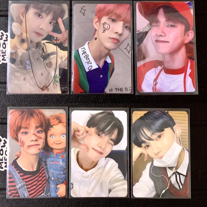 the boyz q changmin new photocards kiki mmth diy lucky draw maverick thrilling chucky makestar 2 3 h