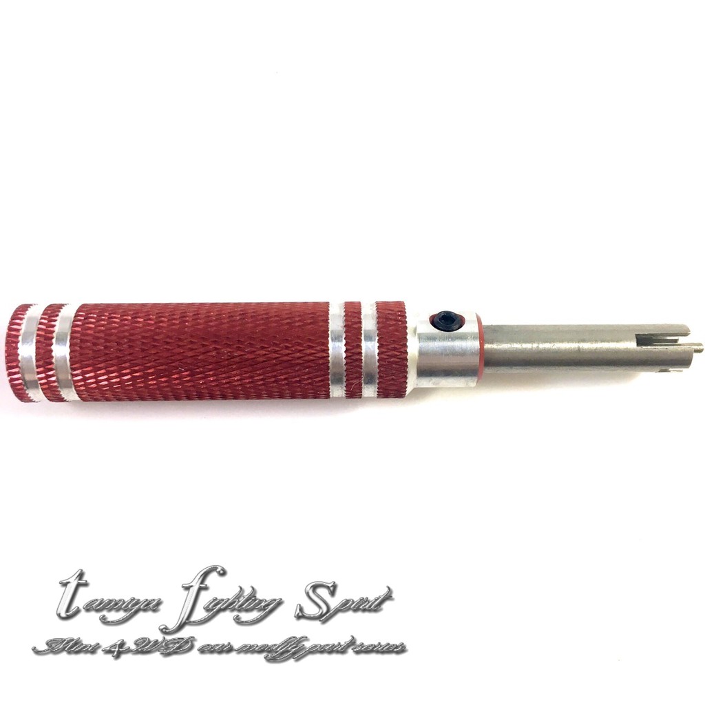 Rep Tamiya MS Chassis Suspension Drill Tools Red (TL4113)