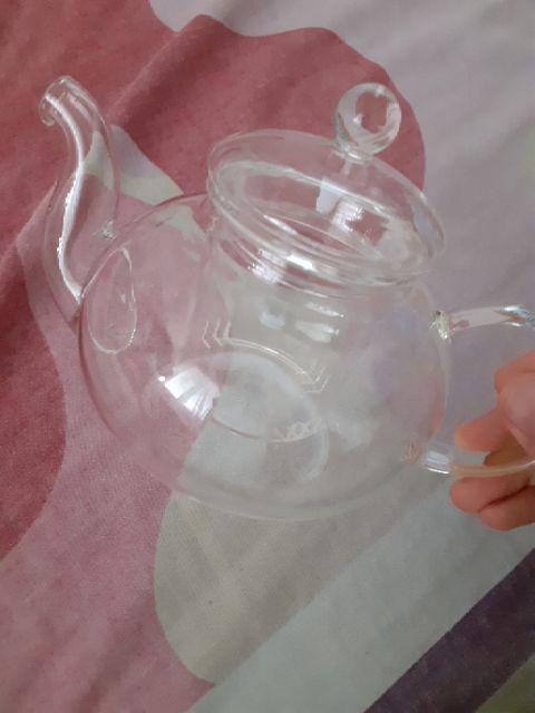 400ml Heat-resistant Teapot Glass Kettle With Removable Infuser
