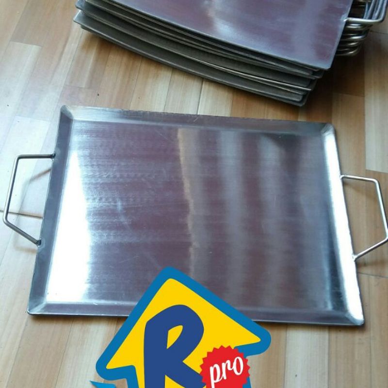 wajan kebab stenlis 40x50 list wajan kebab anti karat