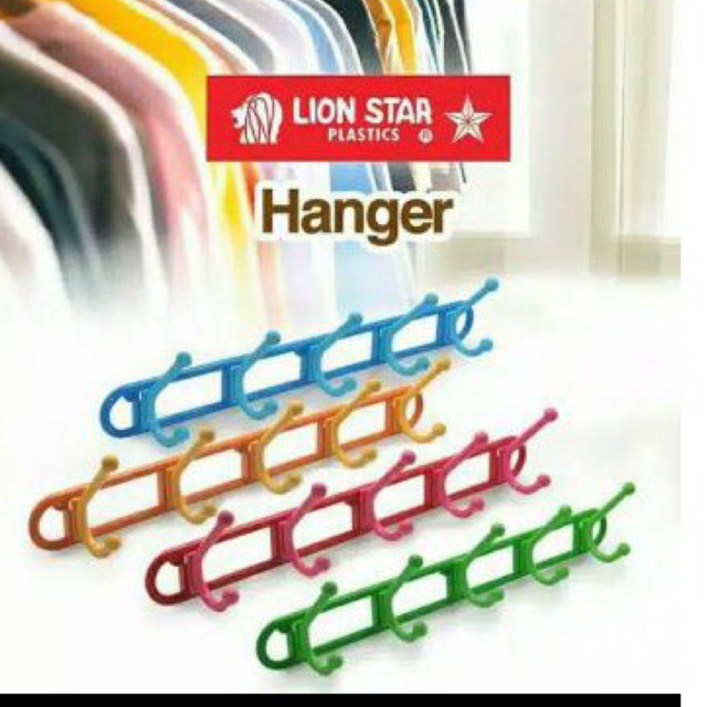 Kapstok /kastok (Hanger Baju) Plastik Lion star