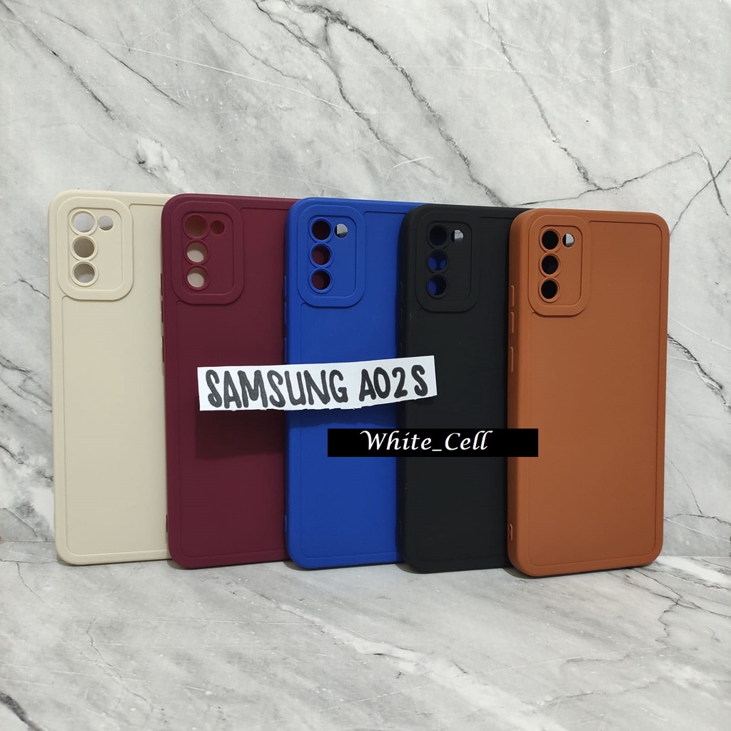 SoftCase ProCamera Silicon Matte Case Full Cover Samsung A10S White_Cell