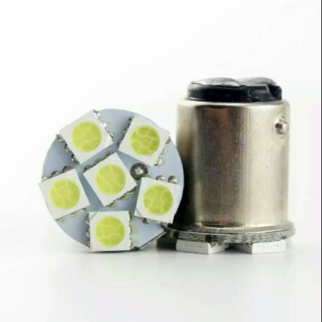 Lampu truck kaki dua stop rem led socket 1157 24v