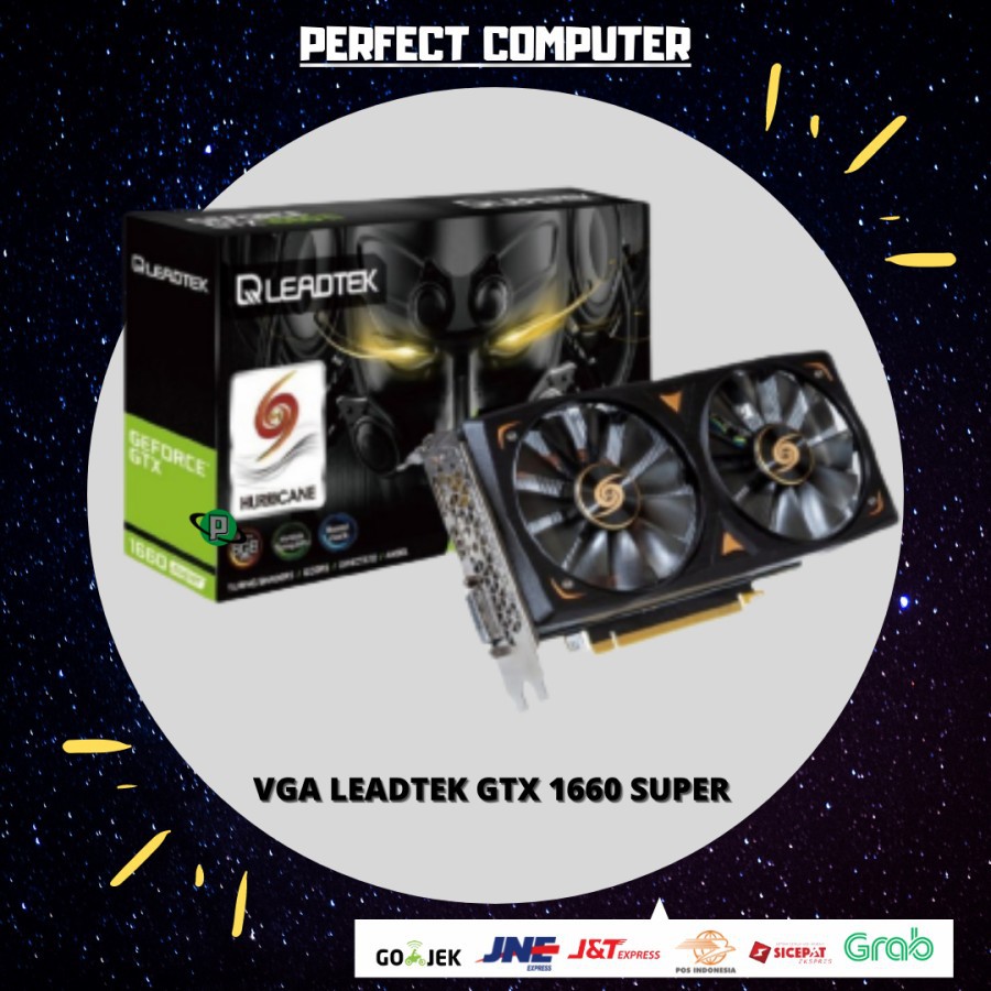 VGA LEADTEK GTX 1660 SUPER HURRICANE 6G GTX1660 SUPER