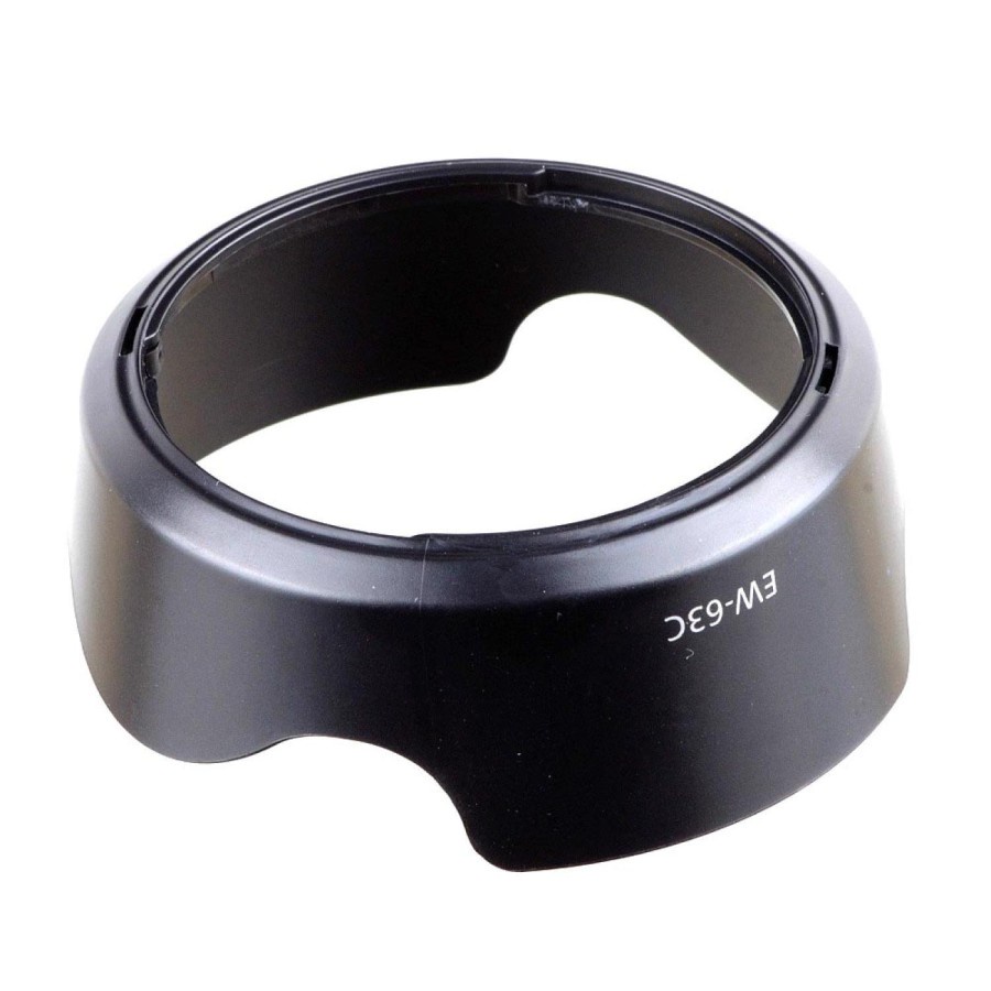 Lens Hood Lotus Style for Canon Camera EW-63C - Black