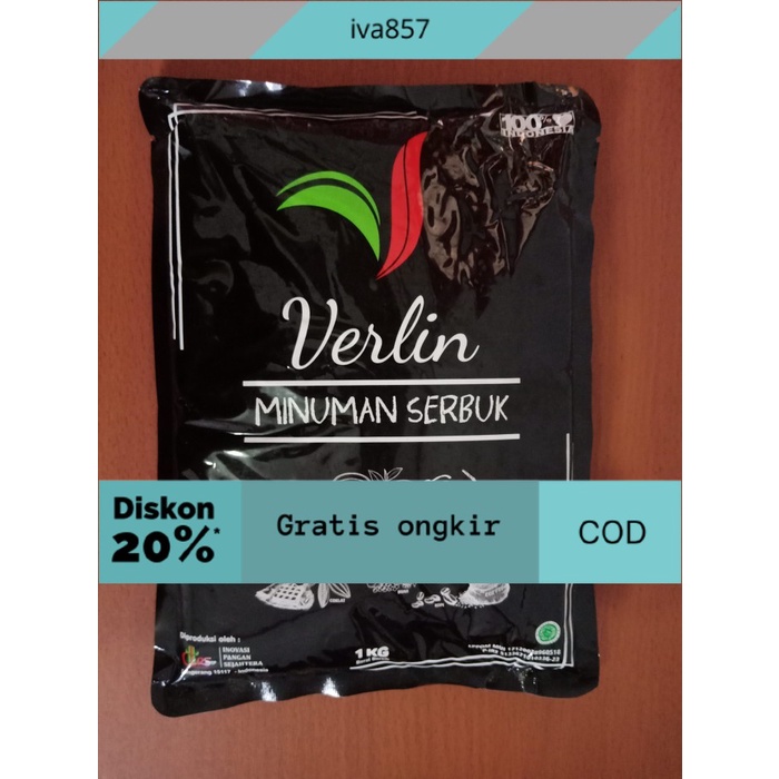 

PROMO Verlin Powder Drink "Tea Series" 1kg - lemon tea GRATIS ONGKIR