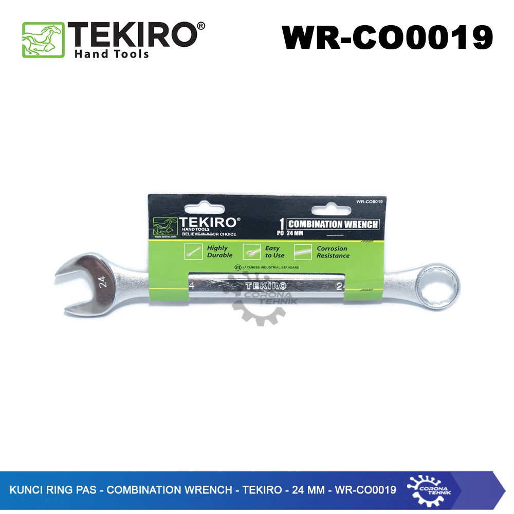 WR-CO0019 - Kunci Ring Pas - Combination Wrench - Tekiro - 24 mm