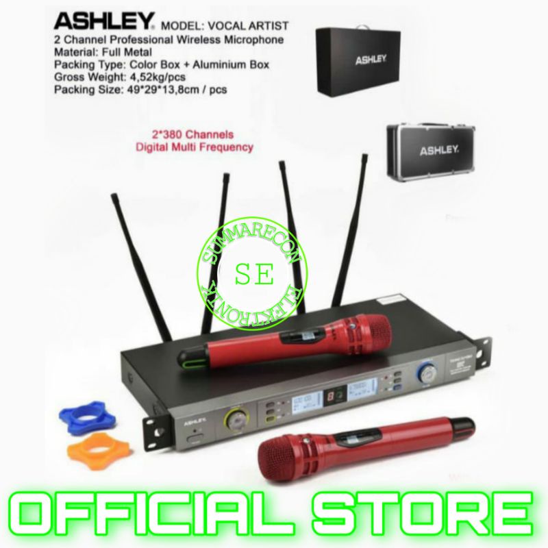 mic wireless ashley original ashley vocal artist