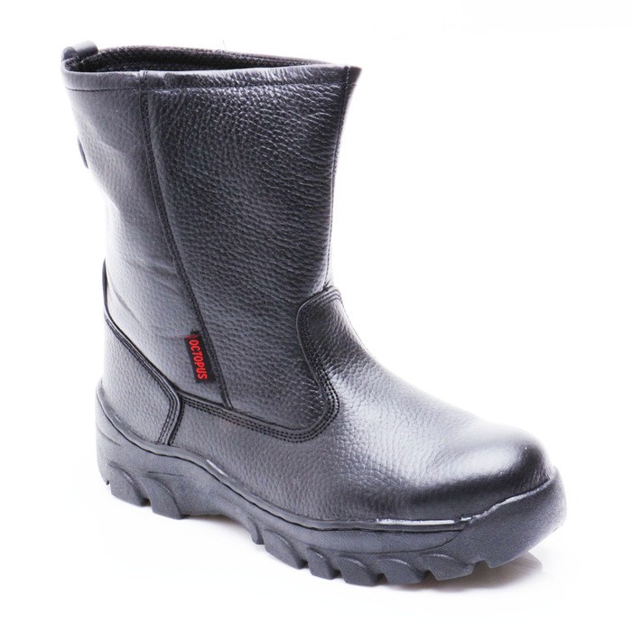 Octopus Sepatu Safety Industrial/ Safety Shoes OX 808 #8" - Hitam