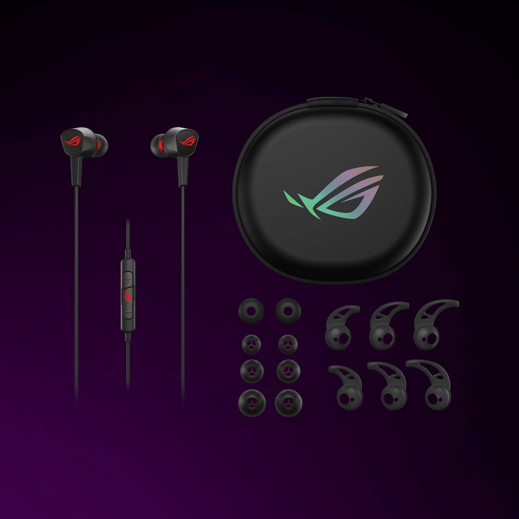 Earphone Asus ROG Cetra II Core in-ear Gaming Headphones Silicone 2