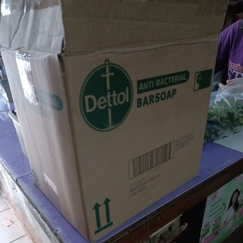 DETTOL SABUN @60 GRAM*72 PCS. SATU DUS