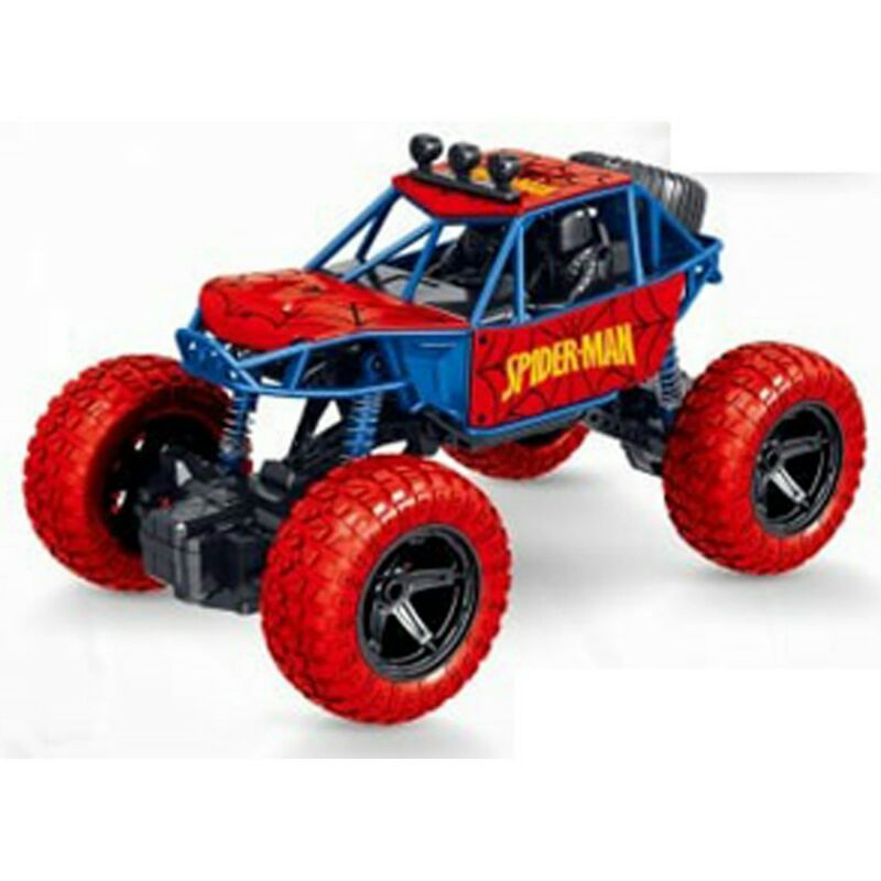 ( BISA COD ) Mainan Mobil Remote Control Avengers Superhero 1:20 - RC Off Road - Rock Crawler Motif Avengers