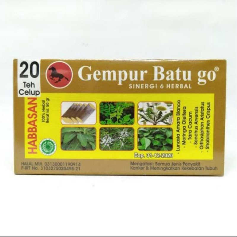 

Teh Celup Gempur Batu Go isi 20 kantong