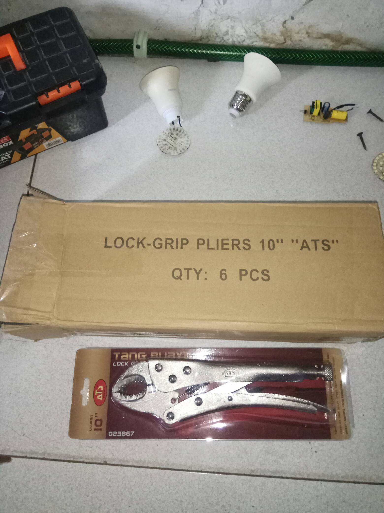 Tang Buaya 10 Inch - Lock Grip Pliers By Ats