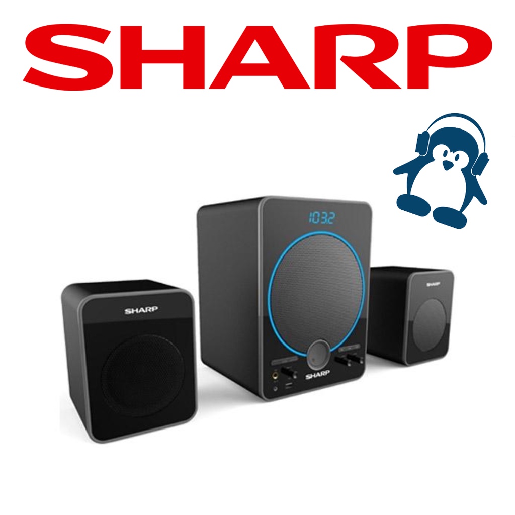 SHARP CBOX-MAX06UBL | Multimedia Series (Bluetooth A2DP Protocol) (USB MP3 Playback) (3.5mm Phone ja