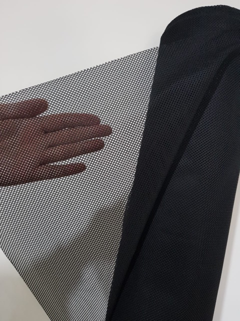 Jala Lubang Kecil Putih Hitam Lebar Kain 150 Cm Shopee Indonesia