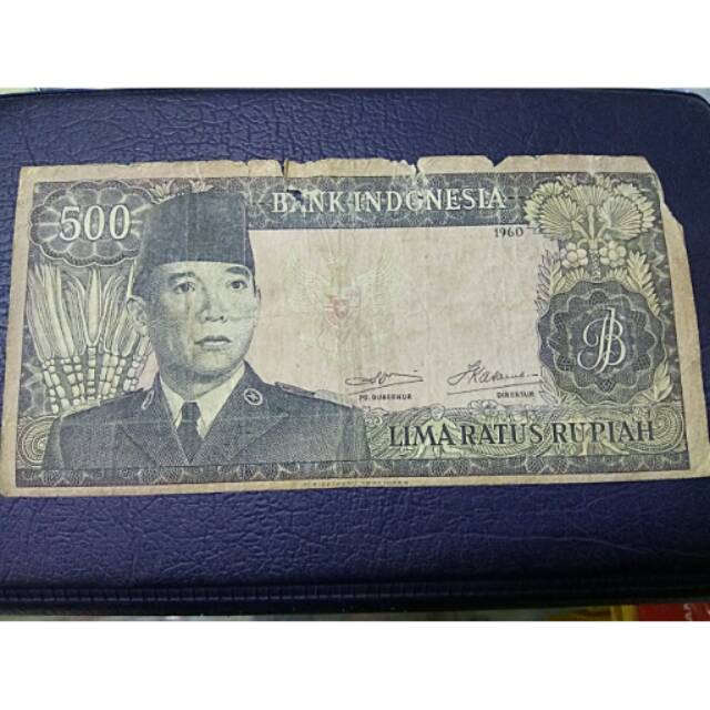 Uang 500 rupiah sukarno thn 1960