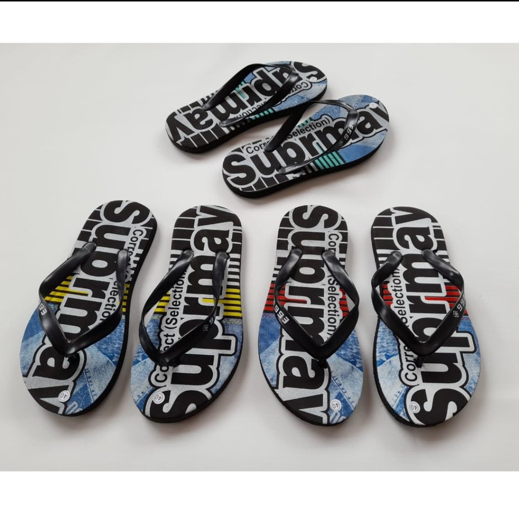 Sandal jepit distro supreme termurah