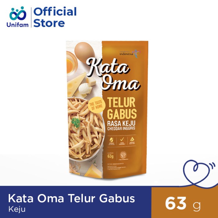 

Instant-Camilan- Kata Oma Telur Gabus Keju 68G -Camilan-Instant.