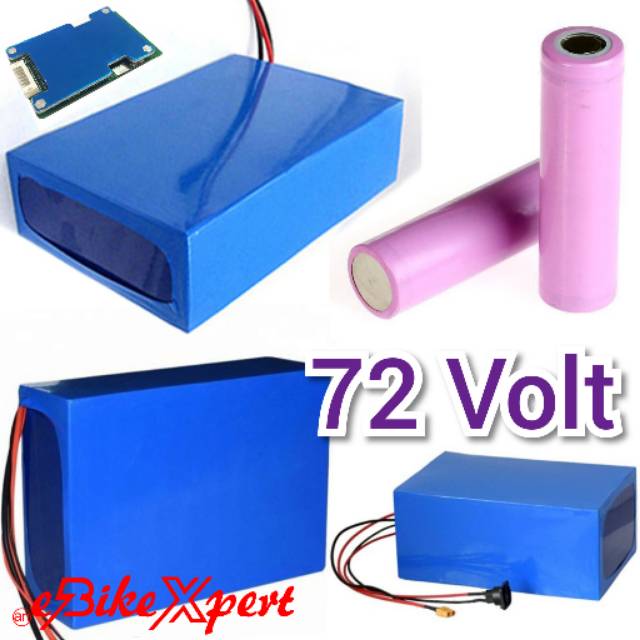 Baterai lithium-ion 72 Volt Cell 18650 2600mAH