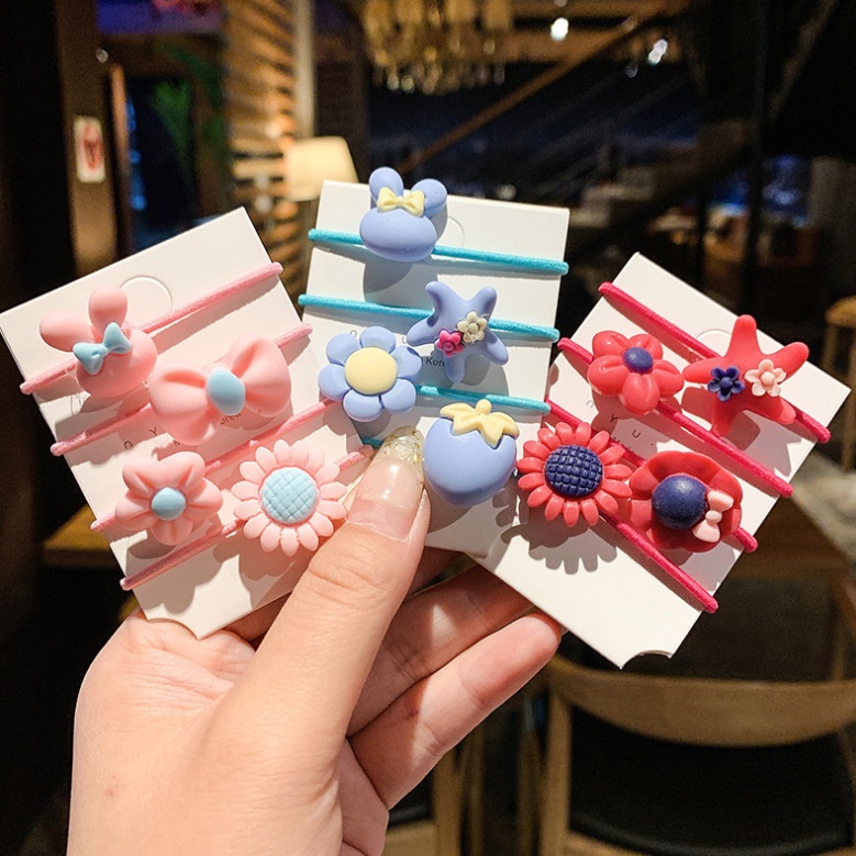 [PRINCESS KESLI] 20pcs/set Ikat Rambut Anak Perempuan / Karet Rambut Anak / Ikat Rambut/jepitan anak perempuan