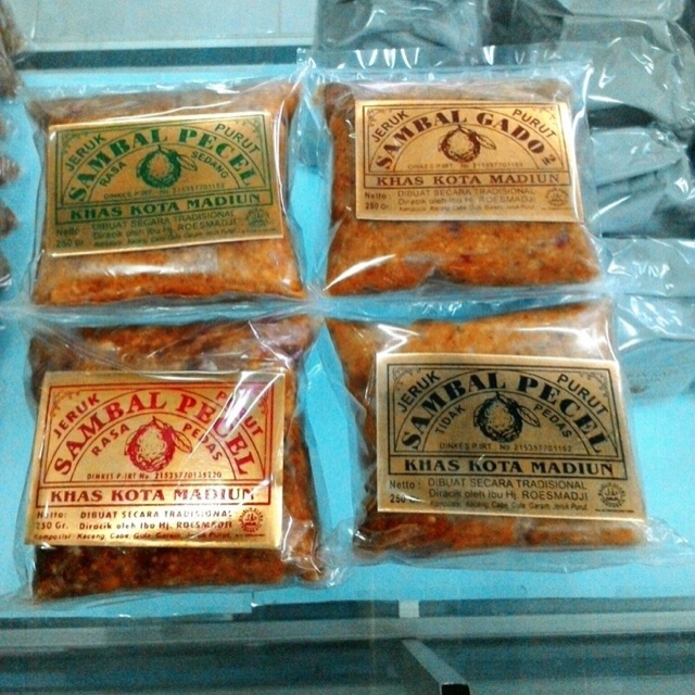 

Sambal pecel madiun ASLI 100 %