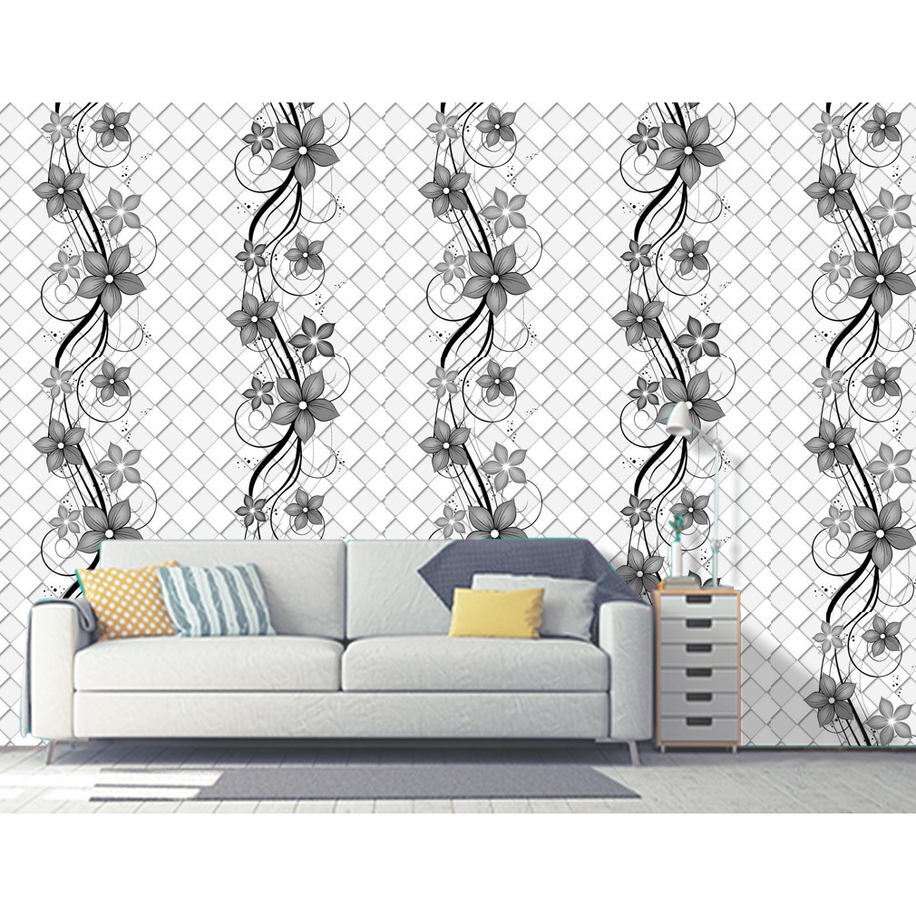 Wallpaper dinding Wallpaper hiasan dinding Wallpaper aestetic Stiker dinding 45Cm X 9meter