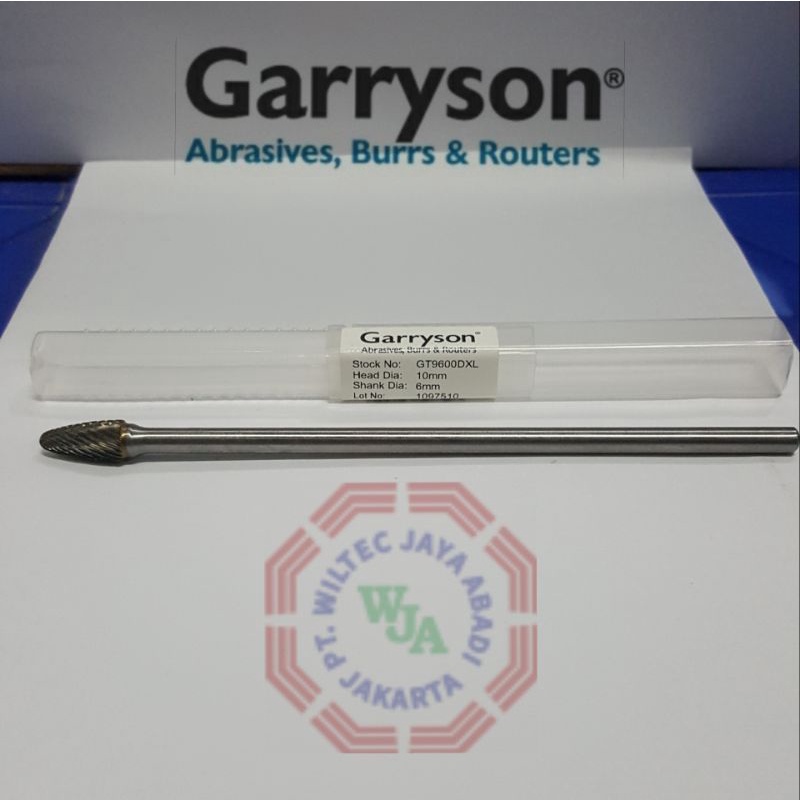 GARRYSON Carbide Burrs Rotary Tungsten GT9600DXL Extra Long England