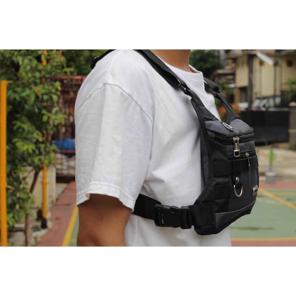 Tas Dada Polo Amstar Chest Bag Bahan Cordura Tas Selempang