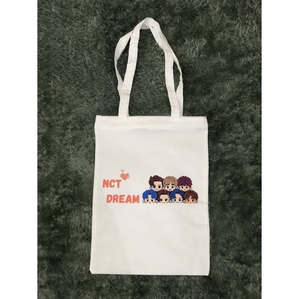 Tote Bag Kanvas Simple Cutie Character 7 NCT Dream // Cafe NCT Dream // Version 2