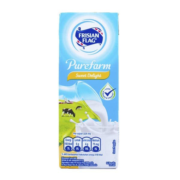 

Frisian Flag susu UHT Purefarm Sweet Delight 225ml