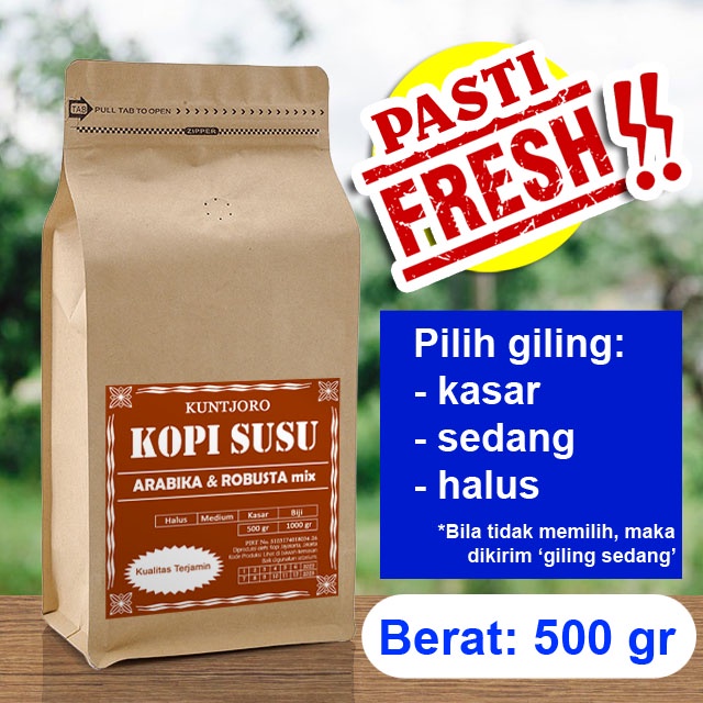 

Kopi Susu Espresso Blend 500 gram Kuntjoro