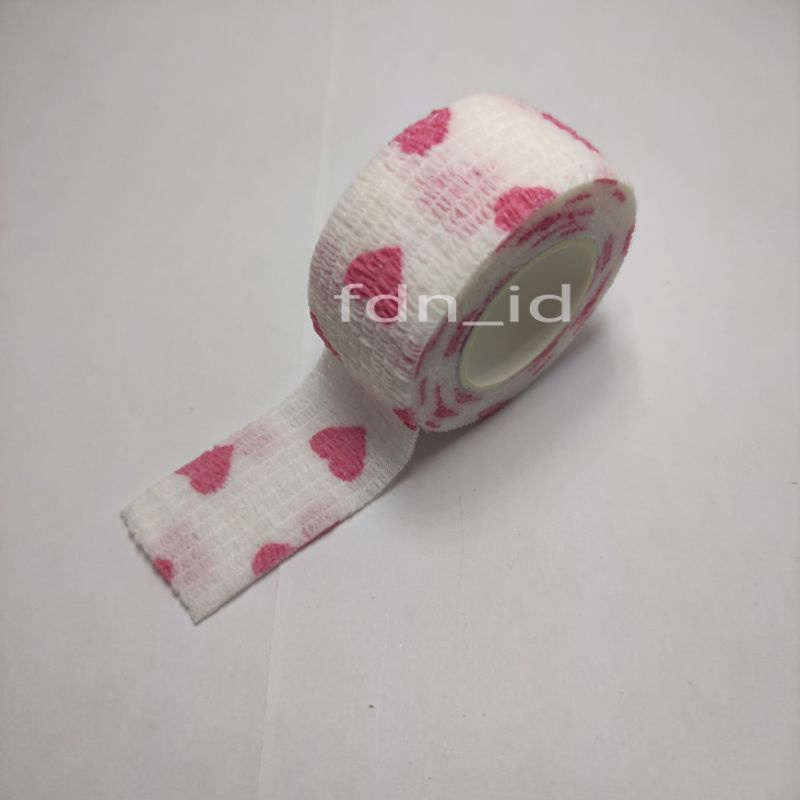 motif perban elastis /perban kohesive/ cohesive bandage size 2,5cm x 4,5m