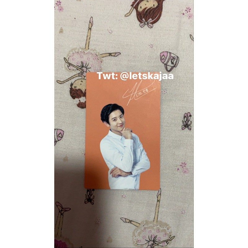pc photocard chanyeol nature republic natrep (good condition)