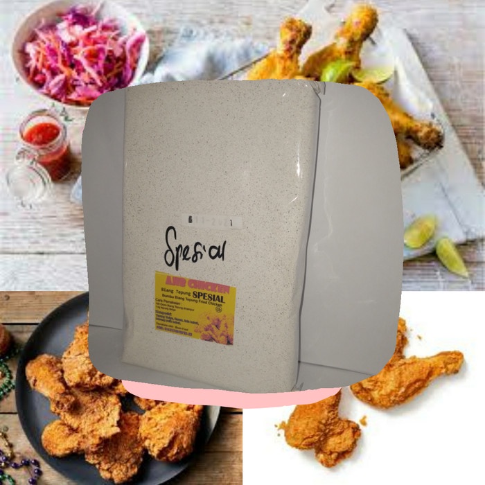 

PROMO Tepung Ayam Geprek Krispy - Bumbu Tepung Ayam Chicken SPECIAL 1Kg