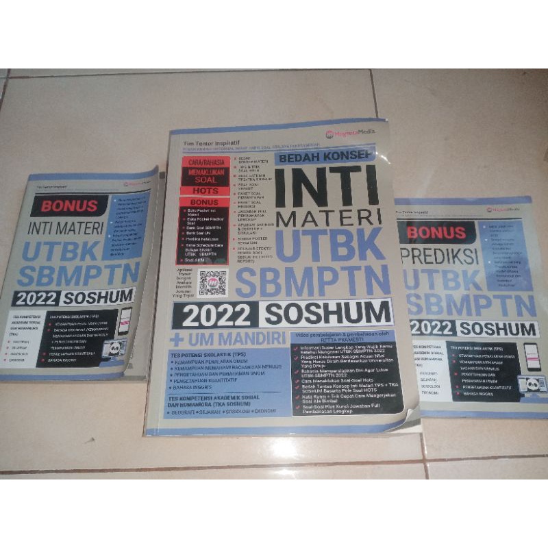 

Buku UTBK Soshum Dan Bonus 2 Buku Kecil